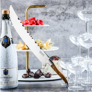 Laguiole Style de Vie Champagnersäbel Luxury Line, Olivenholz - DESIGN DELIGHTS
