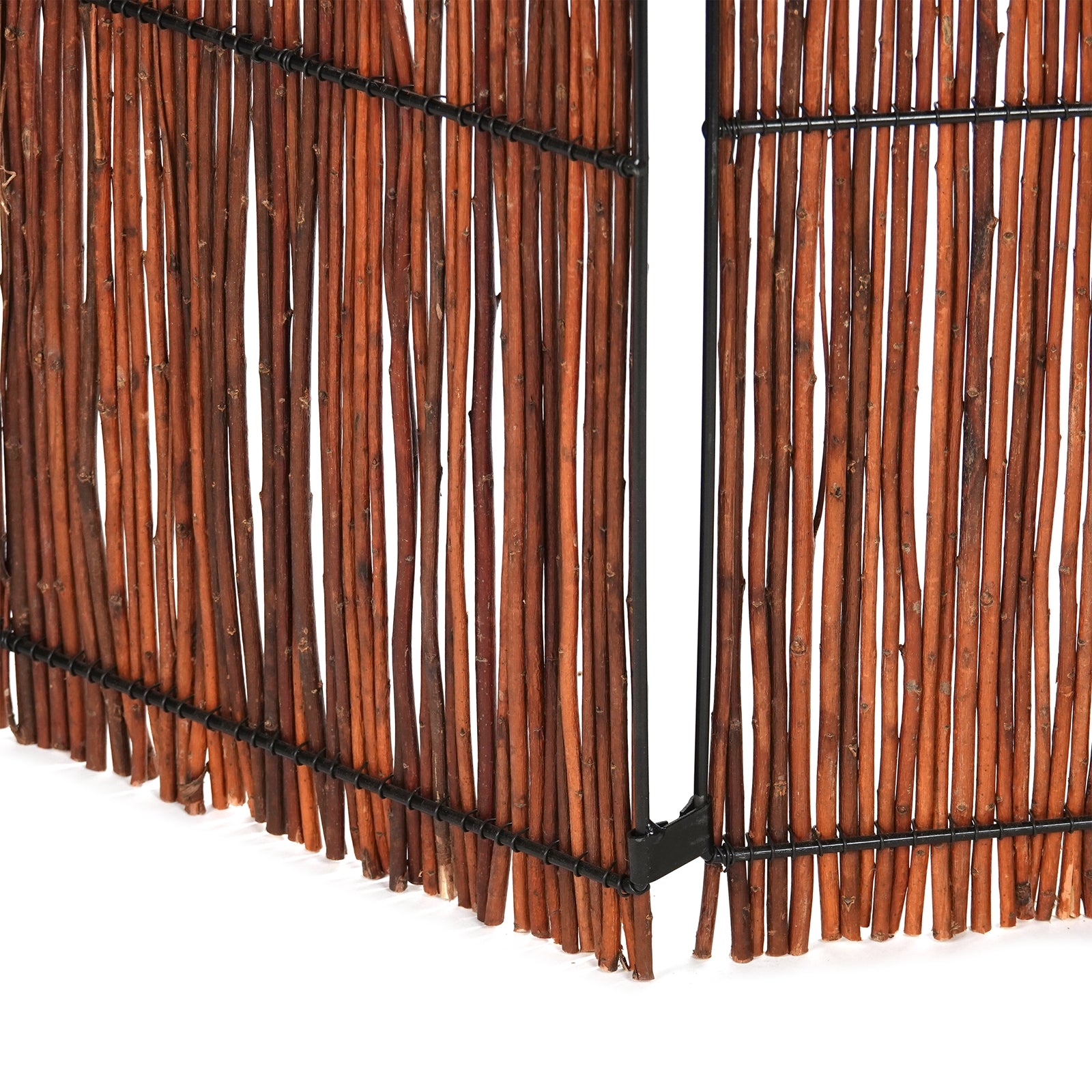 PARAVENT NATURE | braun, 170x120cm(HxB) Weide | Raumtrenner,Trennwand