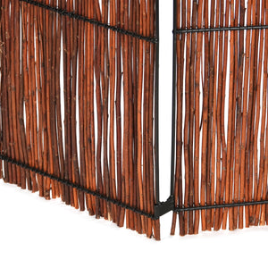 PARAVENT NATURE | braun, 170x120cm(HxB) Weide | Raumtrenner,Trennwand