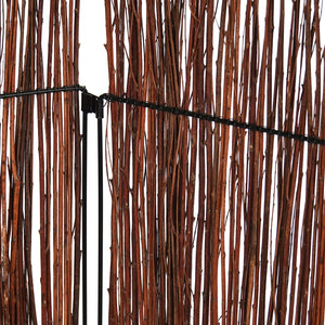 PARAVENT NATURE | braun, 170x120cm(HxB) Weide | Raumtrenner,Trennwand