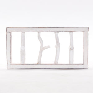 GARDEROBENLEISTE LIMB | 45x23cm(BxH) Treibholz Wandgarderobe mit Ästen
