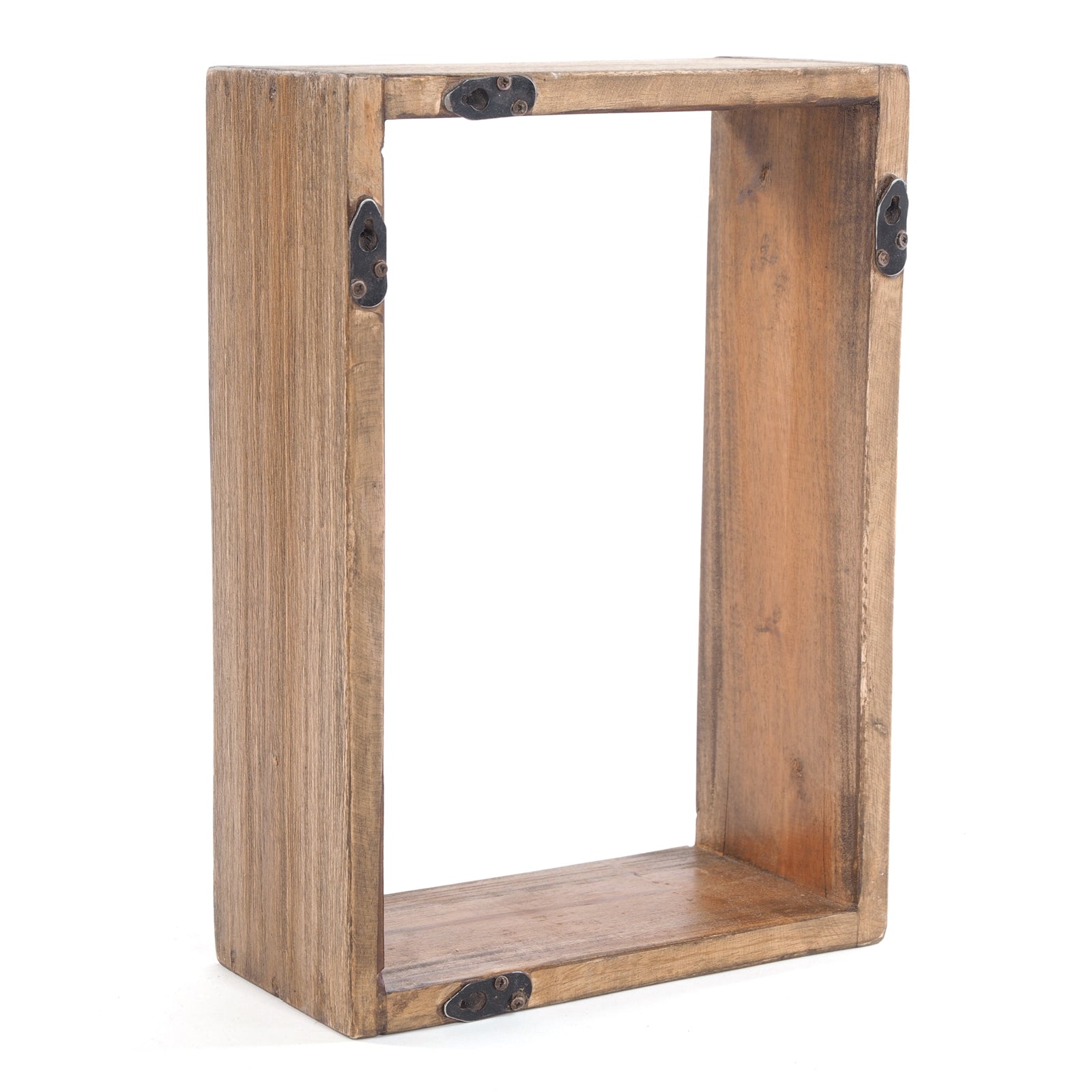 3ER SET DEKO REGALE "CUBEN" | Mahagini, 3 Größen | Wandregal