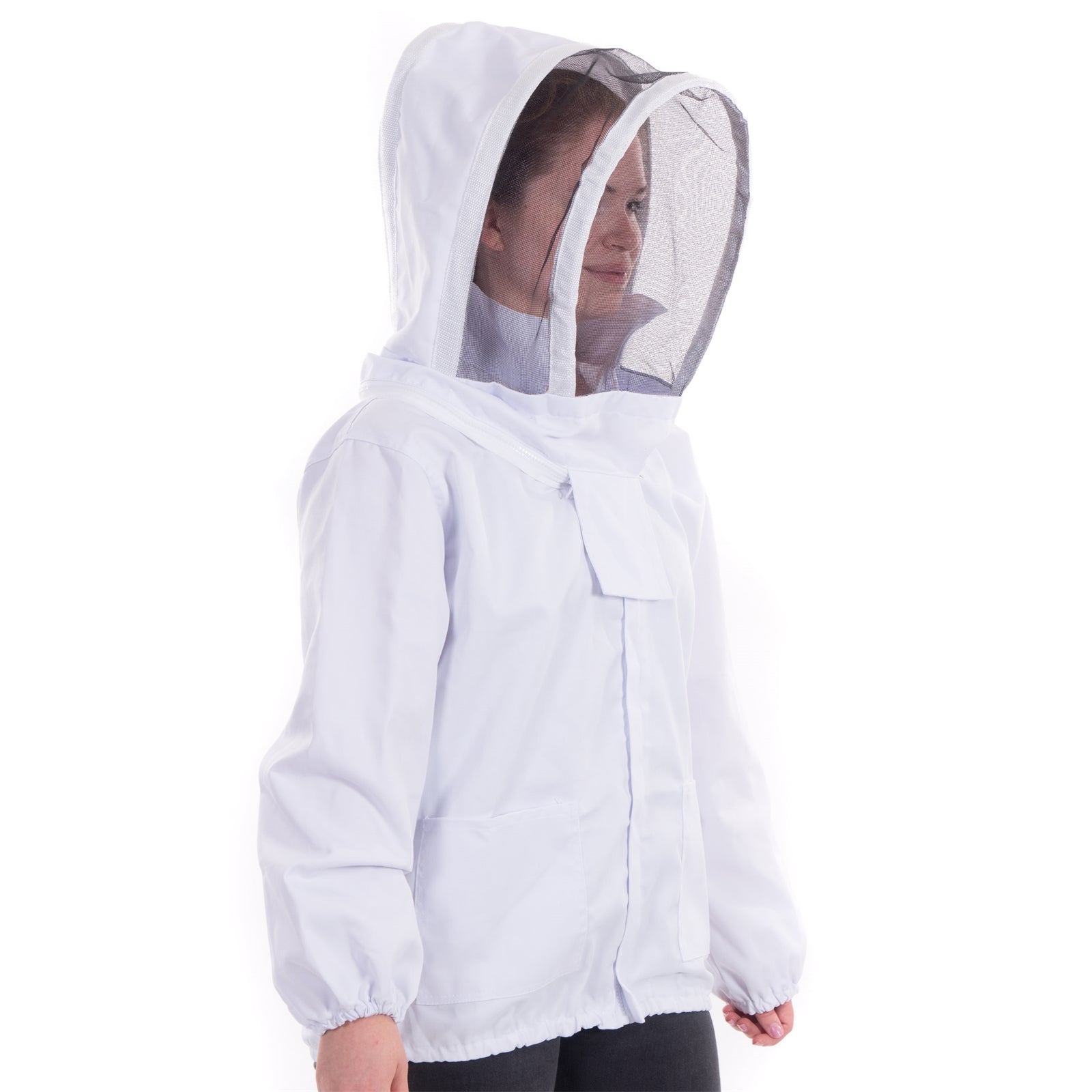 IMKER SCHUTZJACKE | Größe L, Baumwolle | Bienen Schutzhemd mit Hut