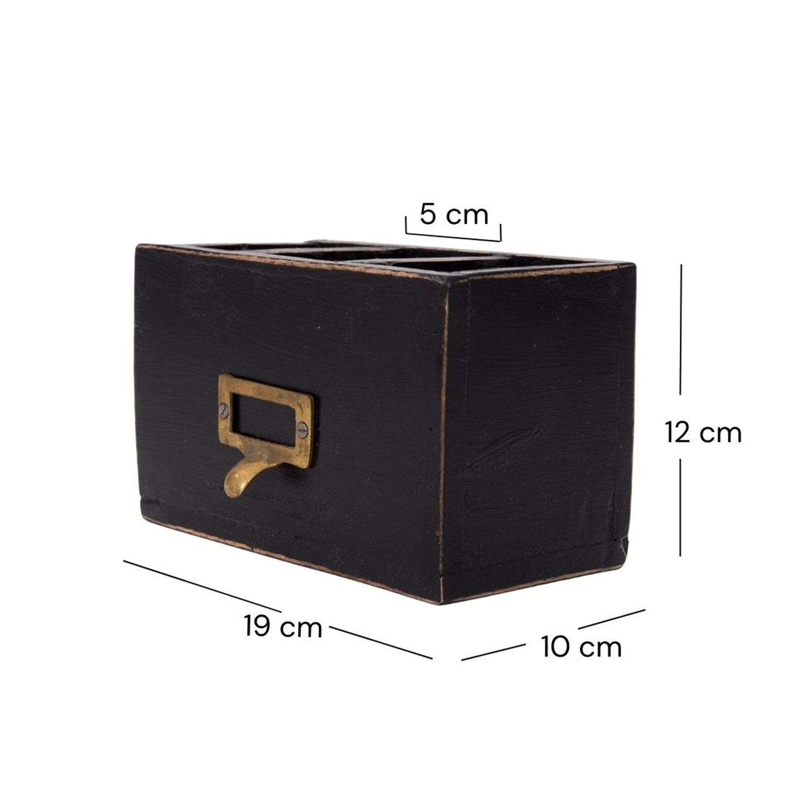 STIFTEHALTER "BOX 18" | Mahagoni, 19x12 cm (BxH) | Stiftebox