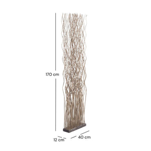 RAUMTEILER "WAVE" | Weidenholz, 170x40cm (HxB)  | Paravent, Trennwand