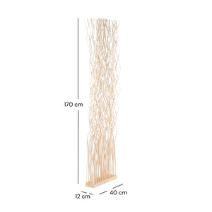 RAUMTEILER "WAVE" | Weidenholz, 170x40cm (HxB)  | Paravent, Trennwand
