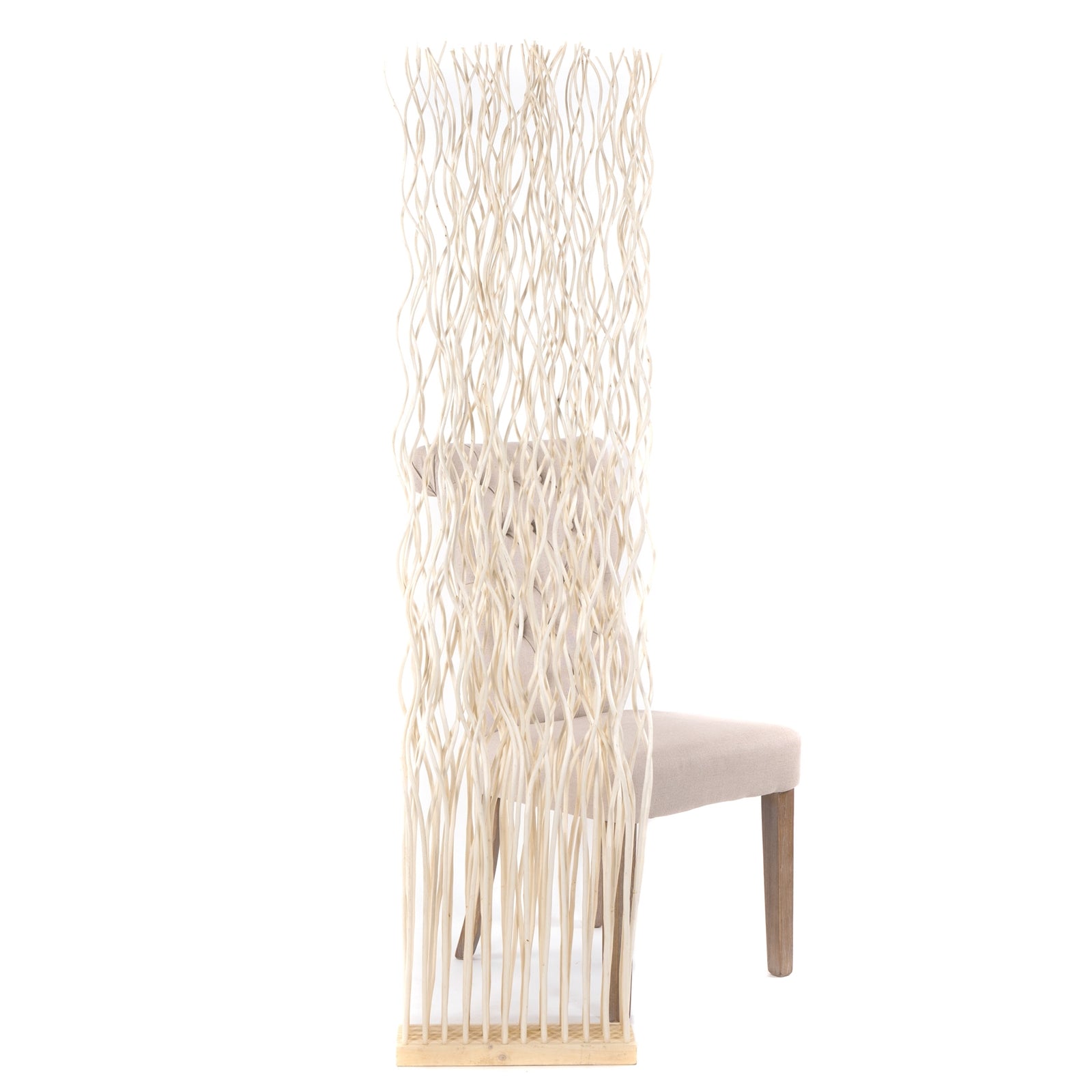 RAUMTEILER "WAVE" | Weidenholz, 170x40cm (HxB)  | Paravent, Trennwand