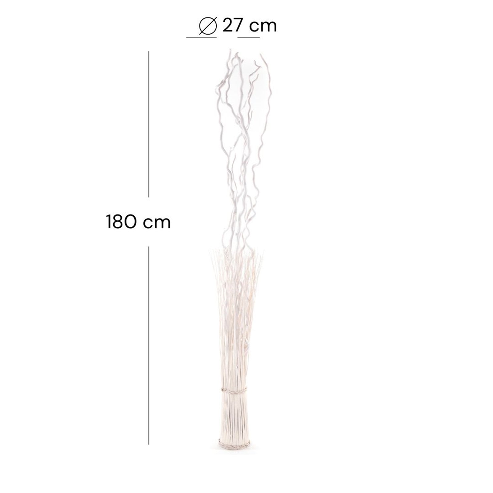 WEIDENBÜNDEL "NOVA" | 180x27 cm (HxB), Weidenholz | Paravent