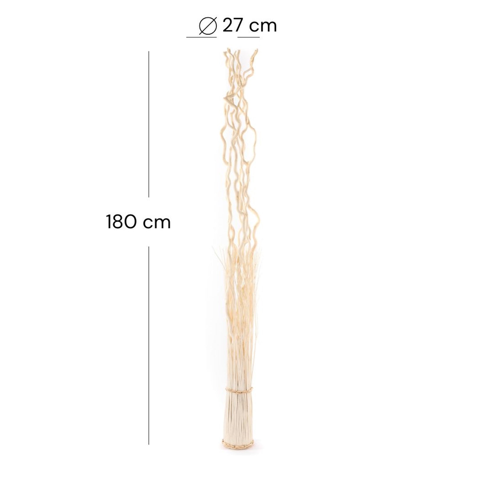 WEIDENBÜNDEL "NOVA" | 180x27 cm (HxB), Weidenholz | Paravent