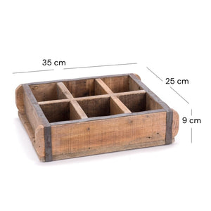 HOLZ ZIEGELFORM "BRICK" | Recyclingholz | Vintage Holzziegel