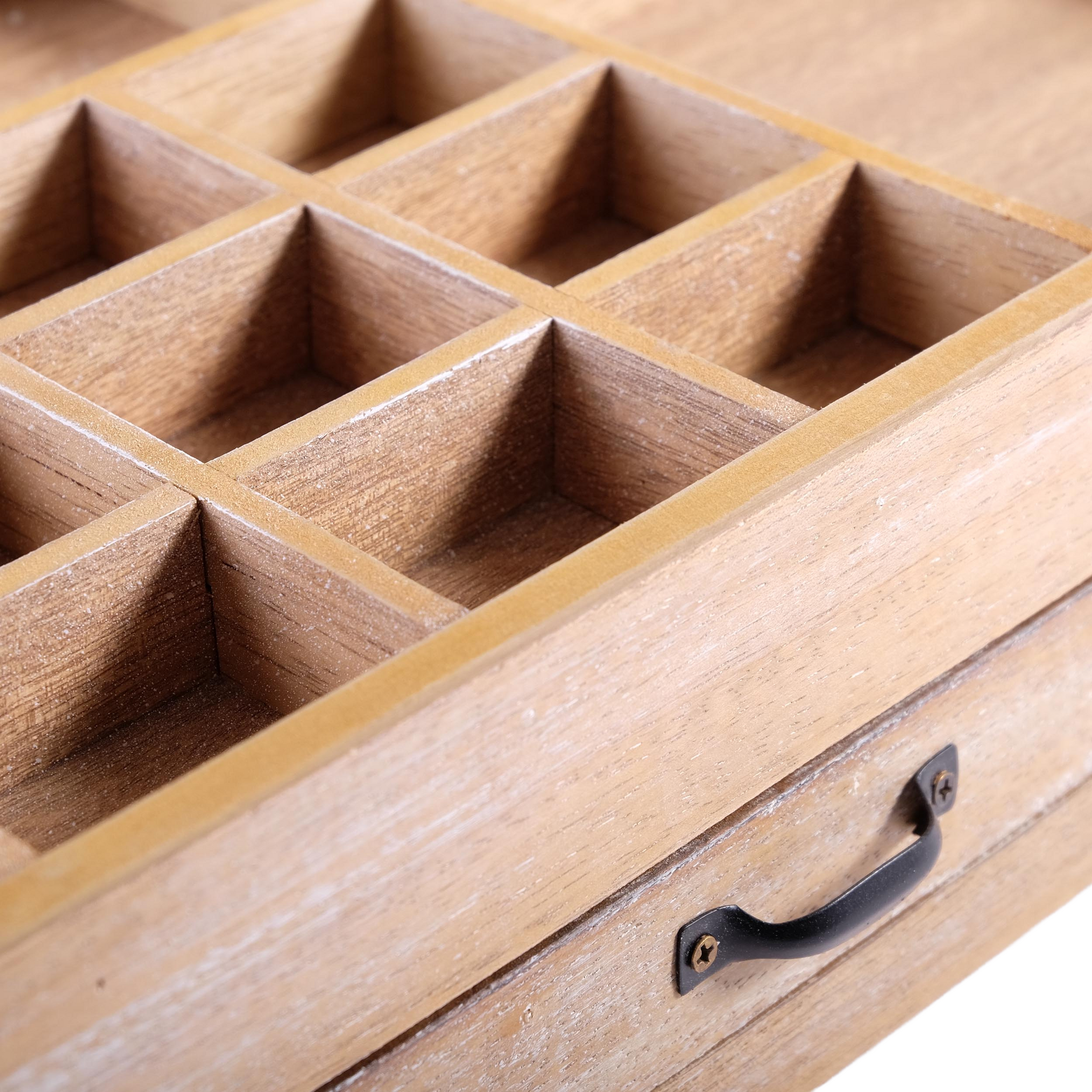 SETZKASTEN / SCHMUCKKASTEN | Natur, 40x37 cm | Vintage, Holz