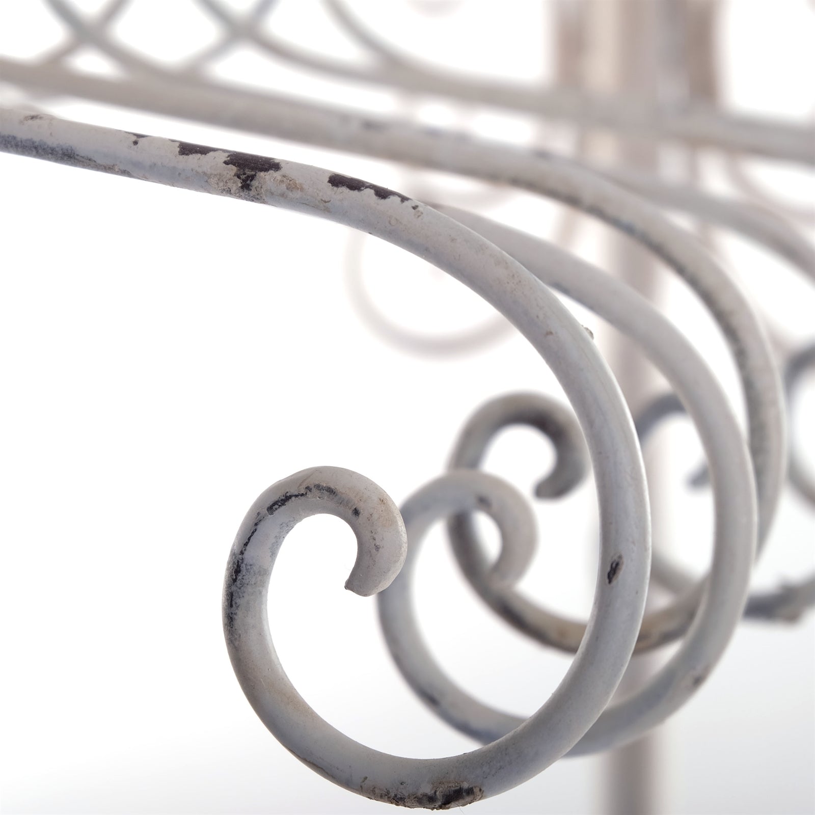 1 KLEIDERBÜGEL "AMELIE" | Metall, weiß, 41 cm | Kleiderhaken