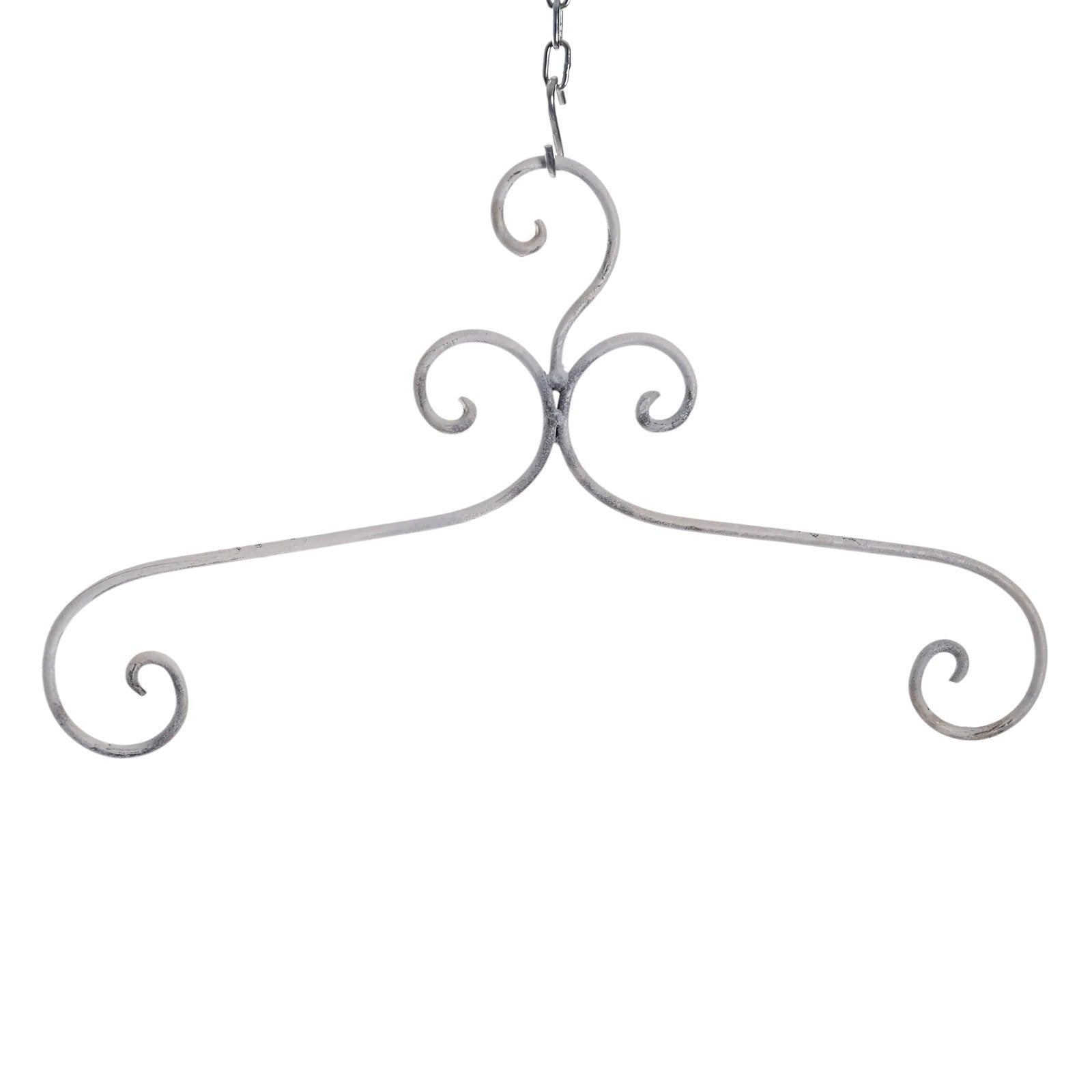 1 KLEIDERBÜGEL "AMELIE" | Metall, weiß, 41 cm | Kleiderhaken