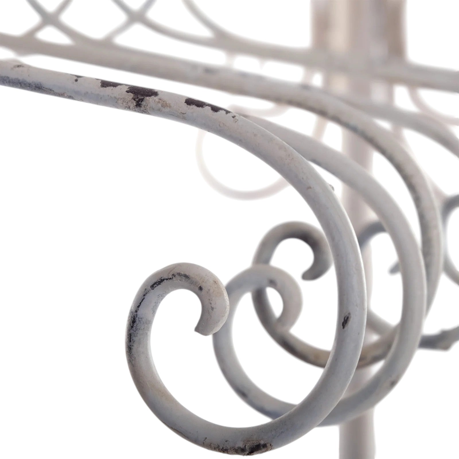 1 KLEIDERBÜGEL "AMELIE" | Metall, weiß, 41 cm | Kleiderhaken