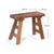 SITZBANK "BELLAGIO" | Recyclingholz Mix, 60x50x35 cm | Massiv Hocker