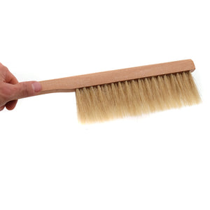 Imker Abkehrbesen Naturhaar | 40cm Handbesen für Bienenwaben