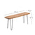 SITZBANK "BOHLE" | 120 cm, Mahagoni, mit Gestell | Esszimmerbank