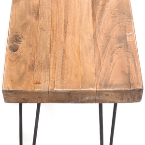 SITZBANK "BOHLE" | 120 cm, Mahagoni, mit Gestell | Beistellbank