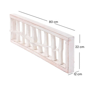 WANDGARDEROBE TREIBHOLZ UNIKAT | 80x22cm (BxH), Garderobe, Hakenleiste mit Ästen