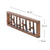 WANDGARDEROBE TREIBHOLZ UNIKAT | 80x22cm (BxH), Garderobe, Hakenleiste mit Ästen