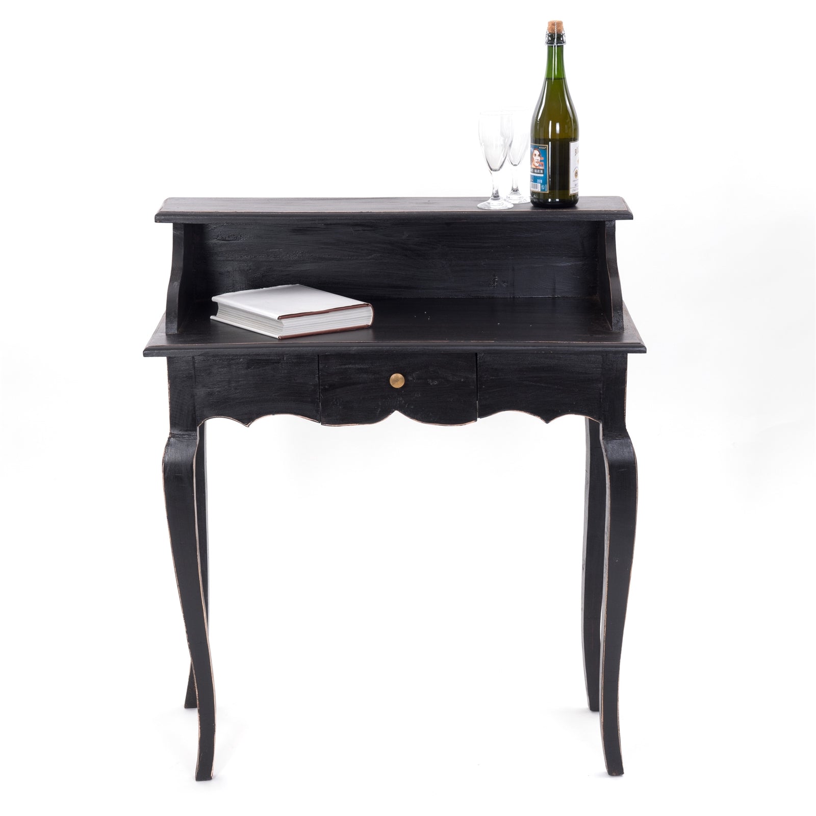 MASSIVHOLZ SEKRETÄR NAPOLEON 92x80cm(HxB) | Mahagoni Schreibtisch