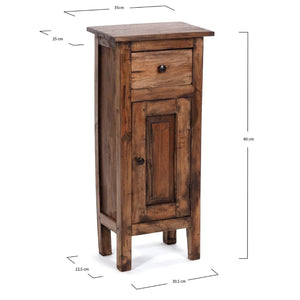 FLURSCHRANK PLANT 80x36cm (HxB) Massivholz | Telefontisch