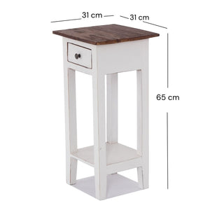 TELEFONTISCH "DRAWER 65" | Mahagoni, 65x31x31 cm | Beistelltisch