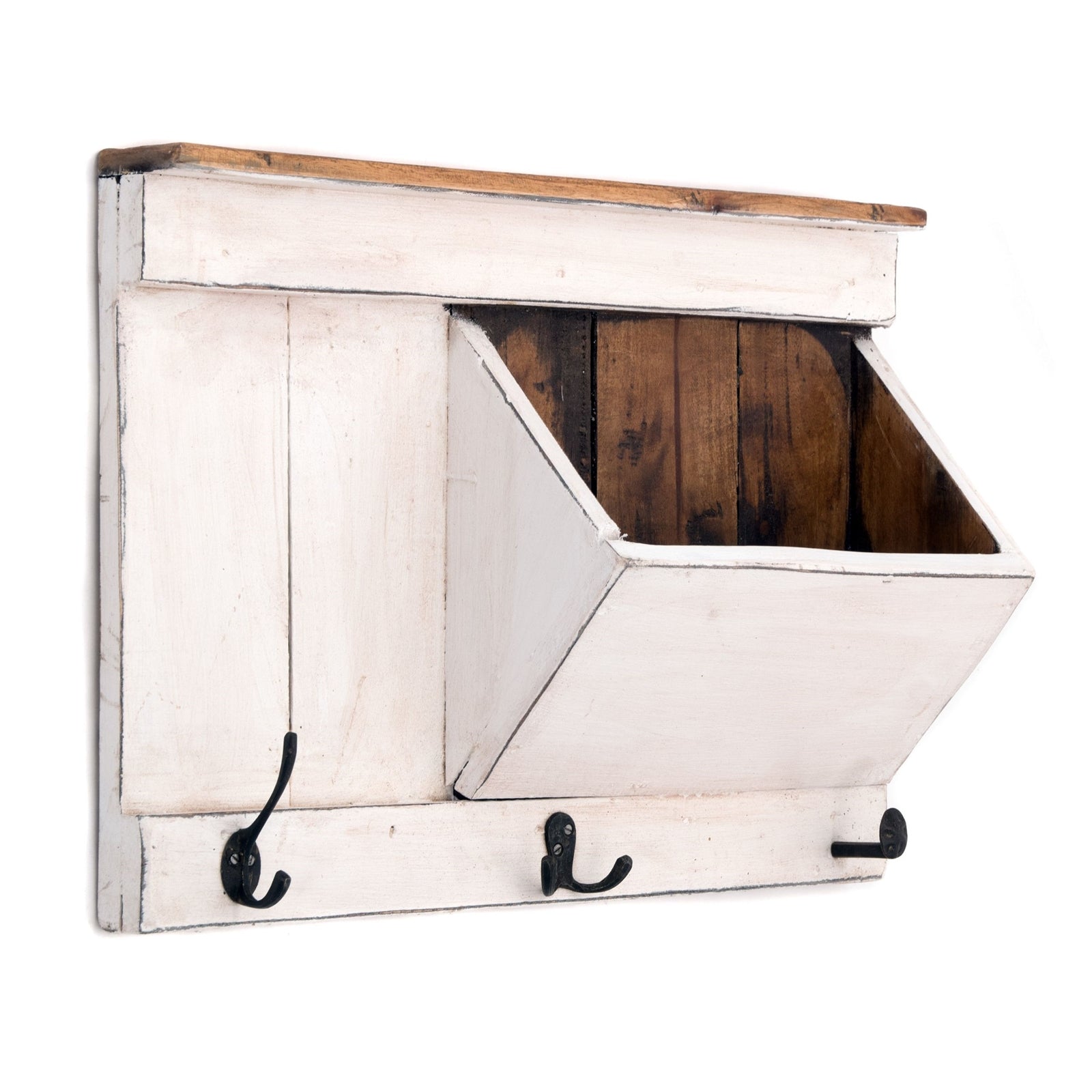 SCHLÜSSELBRETT "NATURA 50" | 50x35x13cm (BxHxT), Staufach | Garderobe