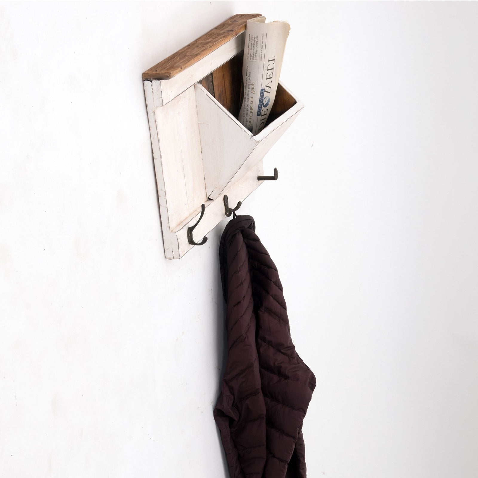 SCHLÜSSELBRETT "NATURA 50" | 50x35x13cm (BxHxT), Staufach | Garderobe