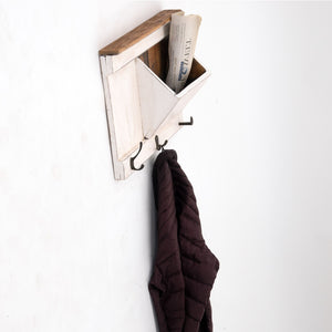 SCHLÜSSELBRETT "NATURA 50" | 50x35x13cm (BxHxT), Staufach | Garderobe