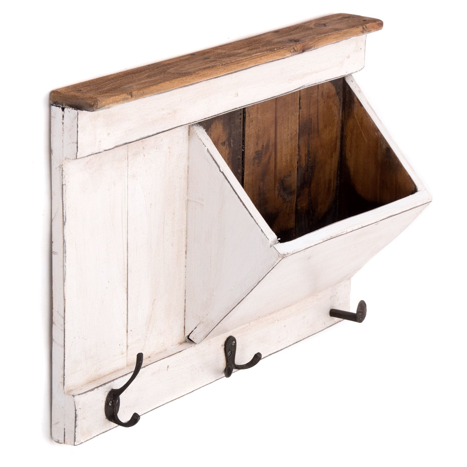 SCHLÜSSELBRETT "NATURA 50" | 50x35x13cm (BxHxT), Staufach | Garderobe