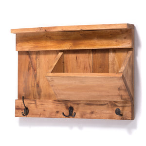 SCHLÜSSELBRETT "NATURA 50" | 50x35x13cm (BxHxT), Staufach | Garderobe
