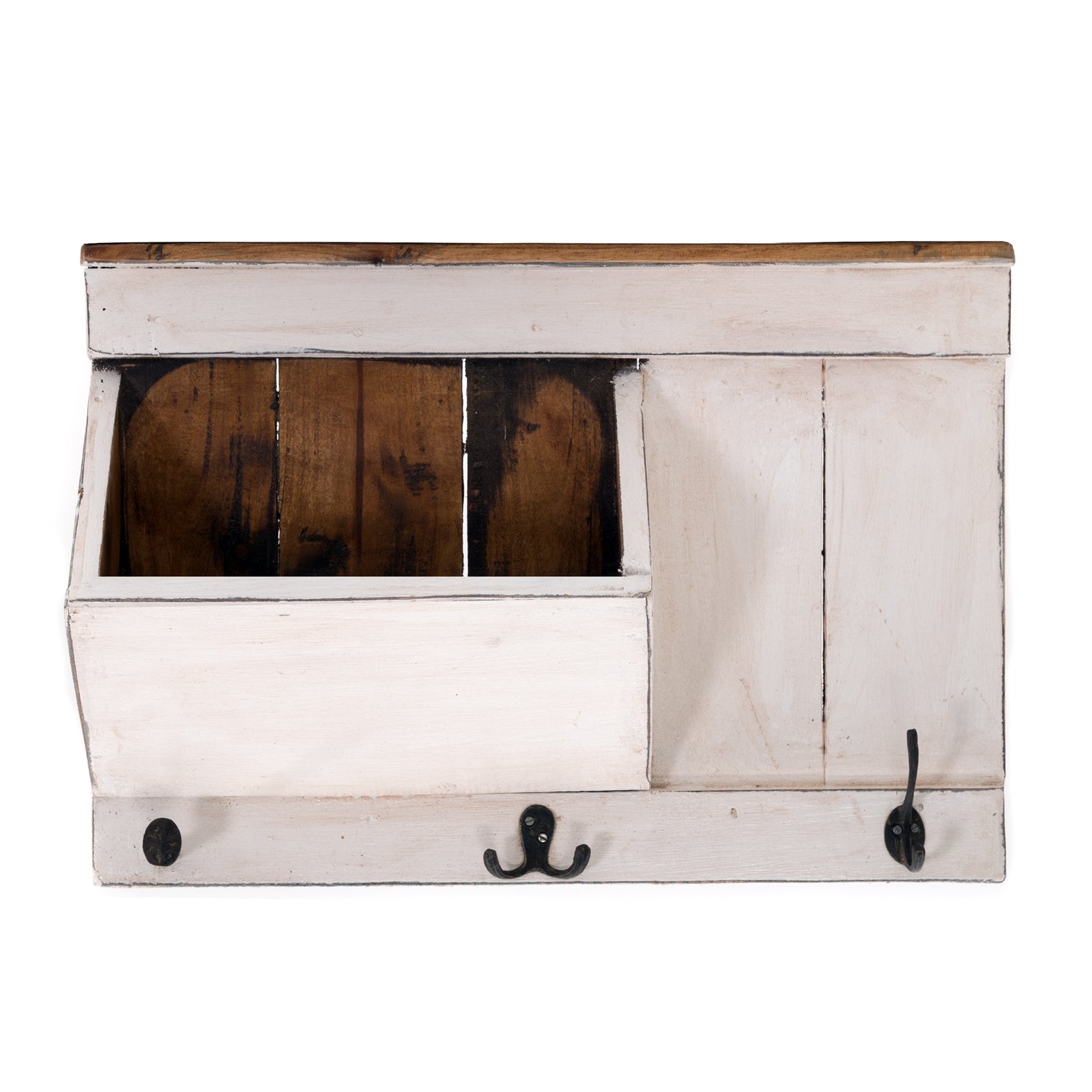 SCHLÜSSELBRETT "NATURA 50" | 50x35x13cm (BxHxT), Staufach | Garderobe