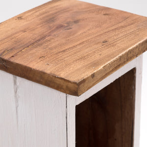 HOLZ CD REGAL TOWER | 75cm, Holzregal, Buch CD Rack mit 4 Fächern