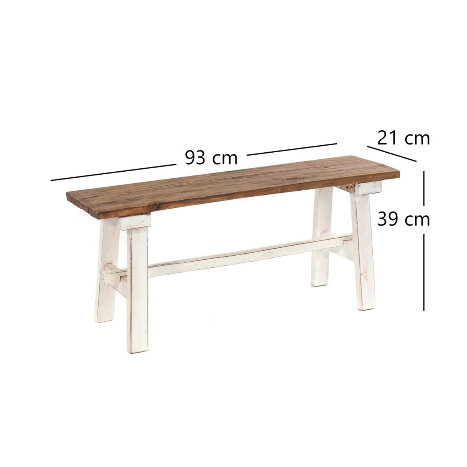 HOLZBANK "ANZIO" | Mahagoni, 90x39x26 cm (HxBxT) | Faltbank