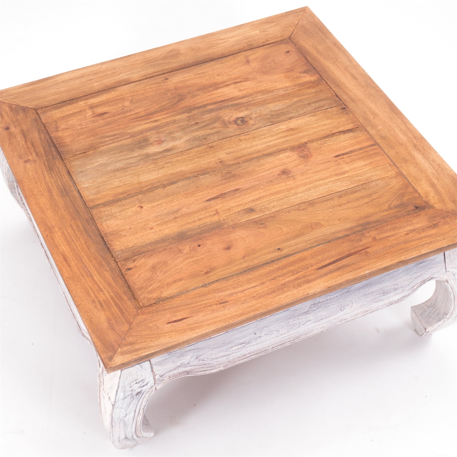 OPIUMTISCH "EAST 80" | 80x80x36 cm, Mahagoni | Beistelltisch