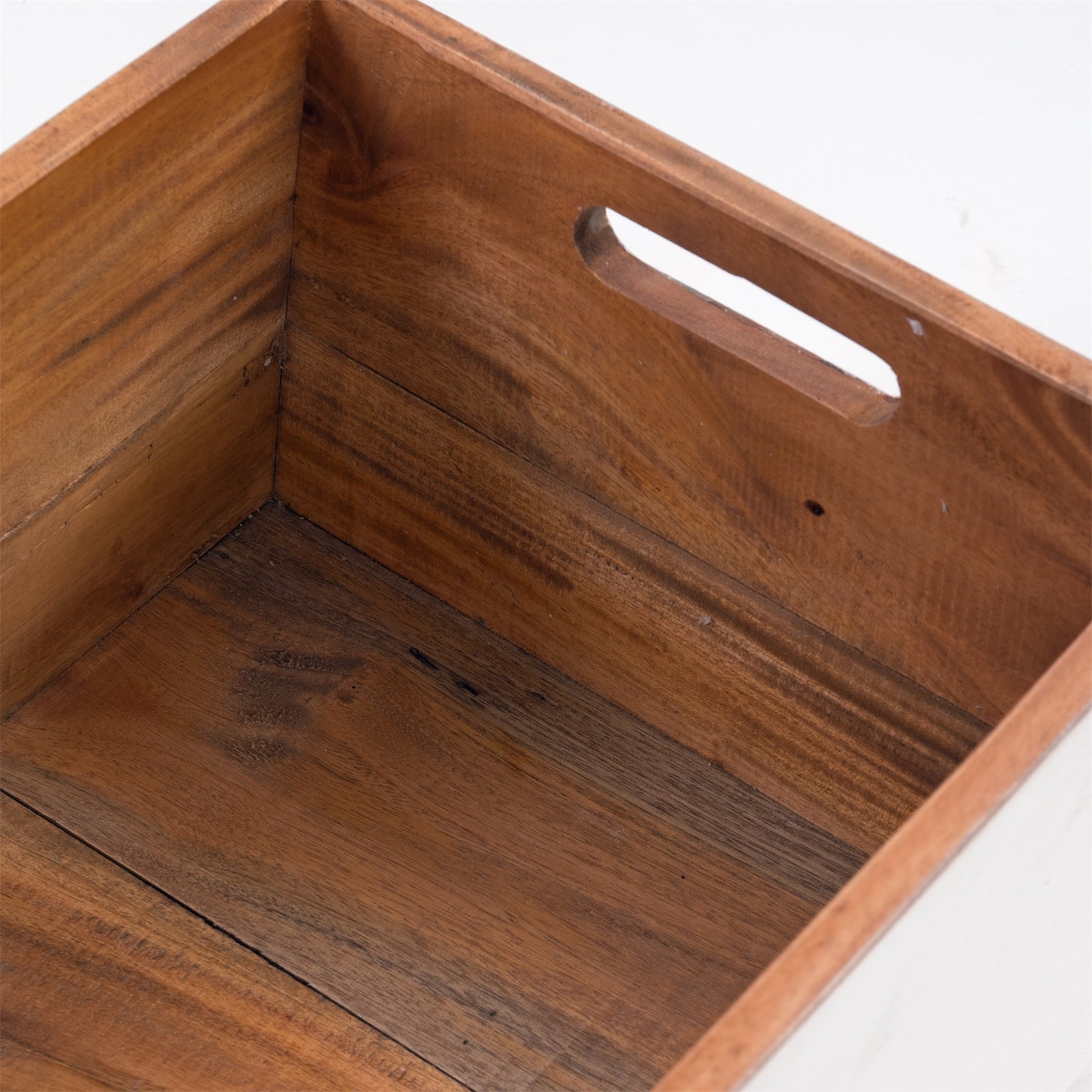 ROLLBARE HOLZKISTE "BOX" | 26x45x30 cm, Massivholz | Aufbewahrung