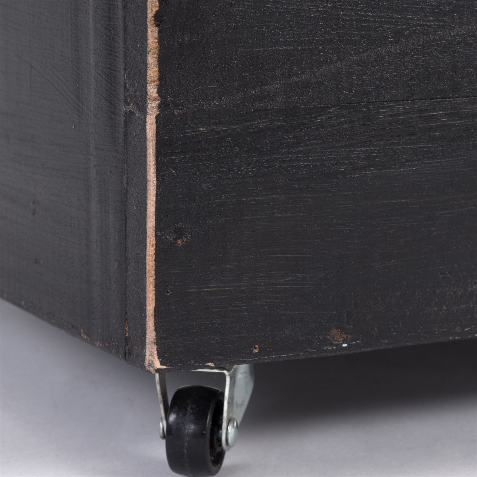 ROLLBARE HOLZKISTE "BOX" | 26x45x30 cm, Massivholz | Aufbewahrung