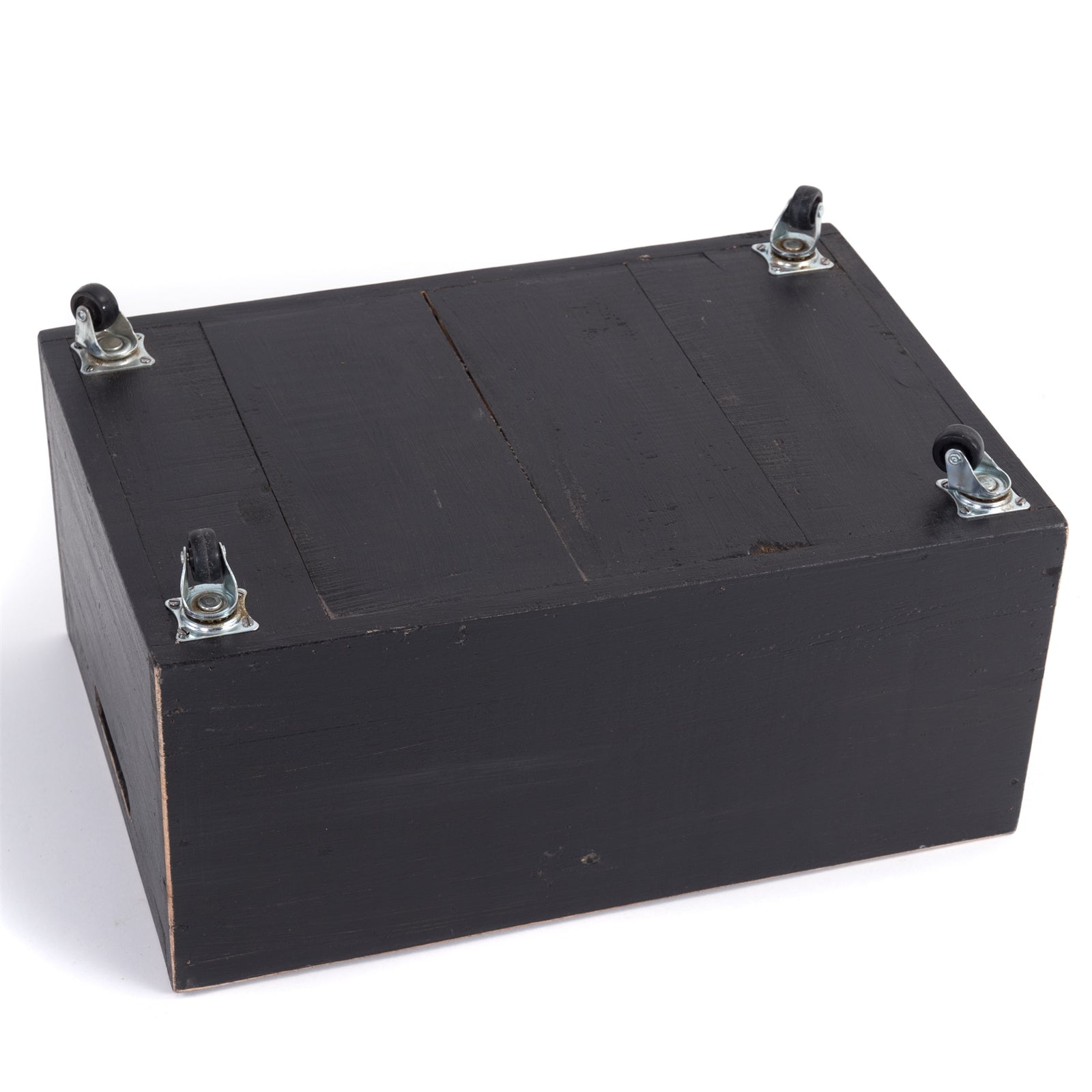 ROLLBARE HOLZKISTE "BOX" | 26x45x30 cm, Massivholz | Aufbewahrung