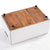 ROLLBARE HOLZKISTE "BOX" | 26x45x30 cm, Massivholz | Aufbewahrung