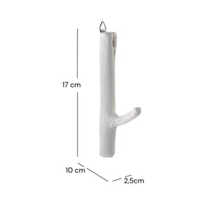 GARDEROBENHAKEN LIMB | Teakholz  ca. 15cm(H) Garderobenhaken aus Ästen