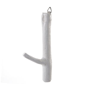 9x GARDEROBENHAKEN LIMB | 15cm(H) Kleiderhaken, Wandhaken aus Ästen