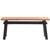 SITZBANK "EAST" | Mahagoni, 118x53x27,5cm (BxHxT) | Holzbank | Farbe: 04 schwarz-natur