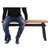 SITZBANK "EAST" | Mahagoni, 118x53x27,5cm (BxHxT) | Holzbank | Farbe: 04 schwarz-natur