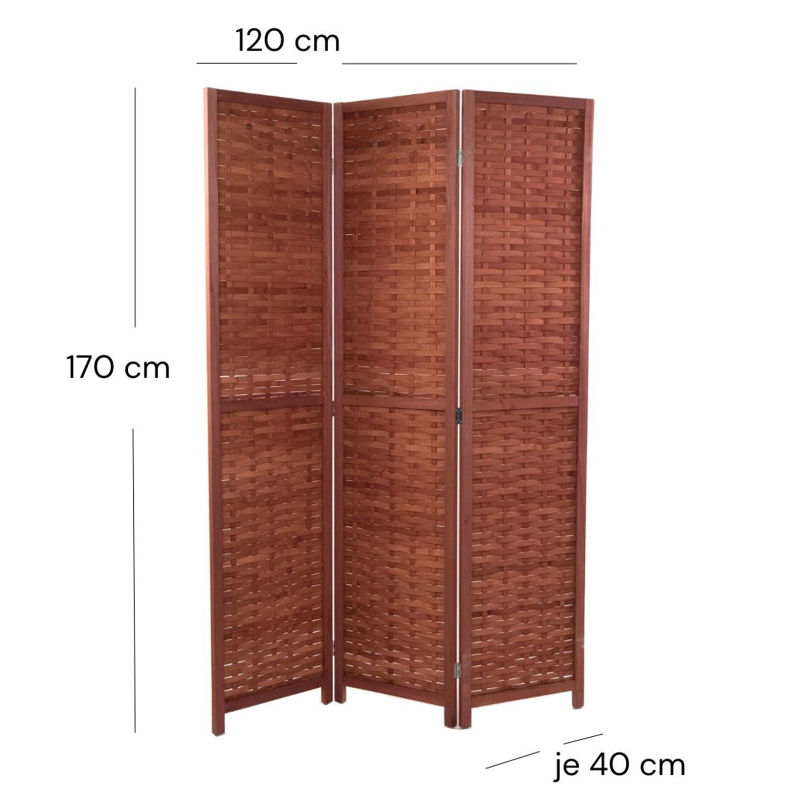 RAUMTEILER "AUTUMN" | Bambus, 170x120 cm | Paravent