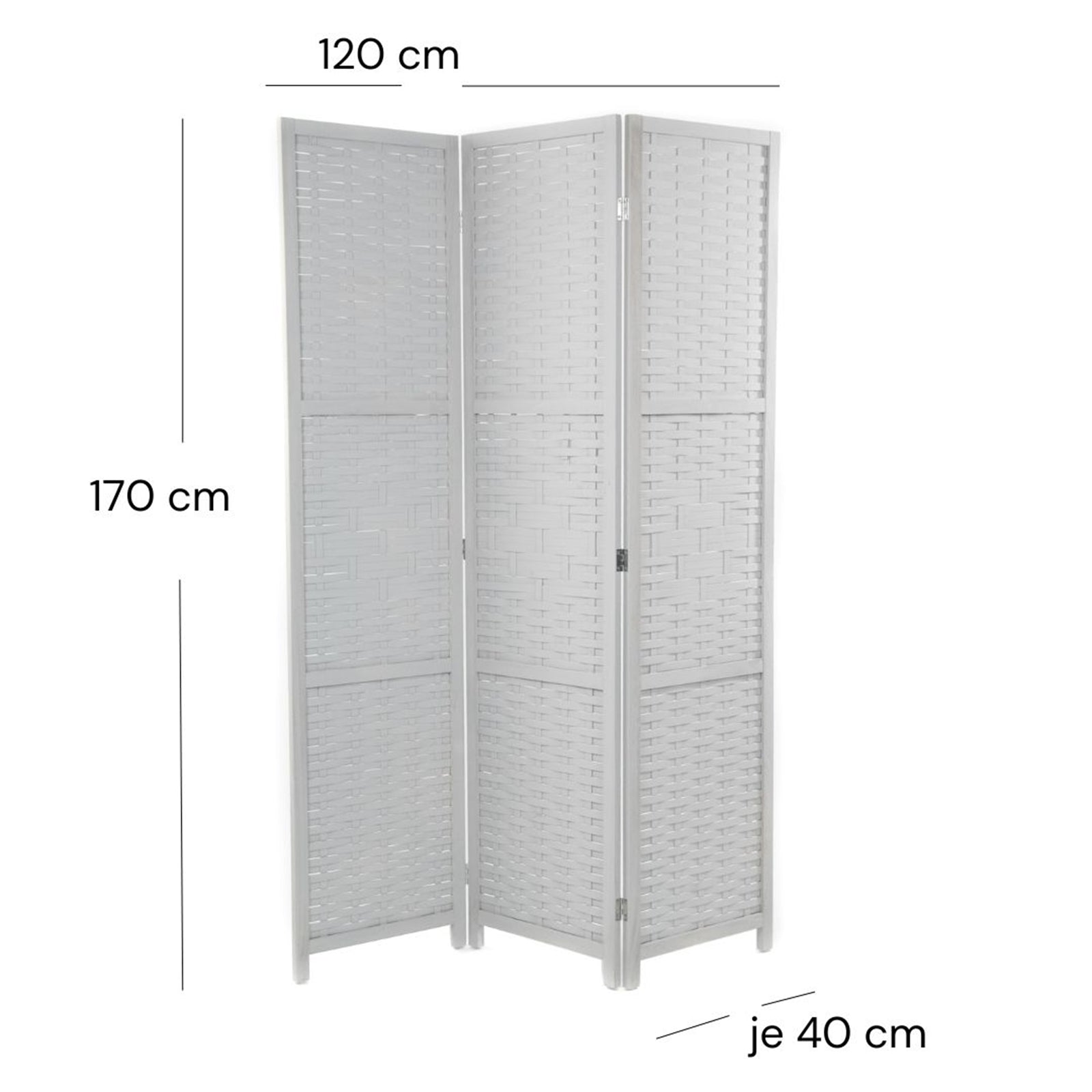 RAUMTEILER "BAMBU" | Bambus, 170x120 cm | Natur Paravent