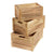 HOLZKISTEN SET "PURA" | natur, 3-teilig | Dekokisten Set