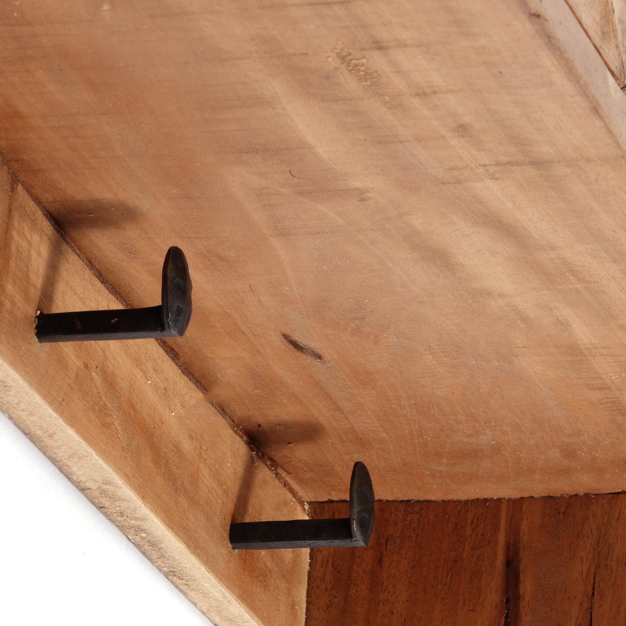 WANDSCHRANK "RIBERA" | mit Glastüren, 73 cm | Holz Wandregal