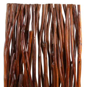 RAUMTEILER "TEKEA" | 130 cm, Teakholz | Äste Paravent