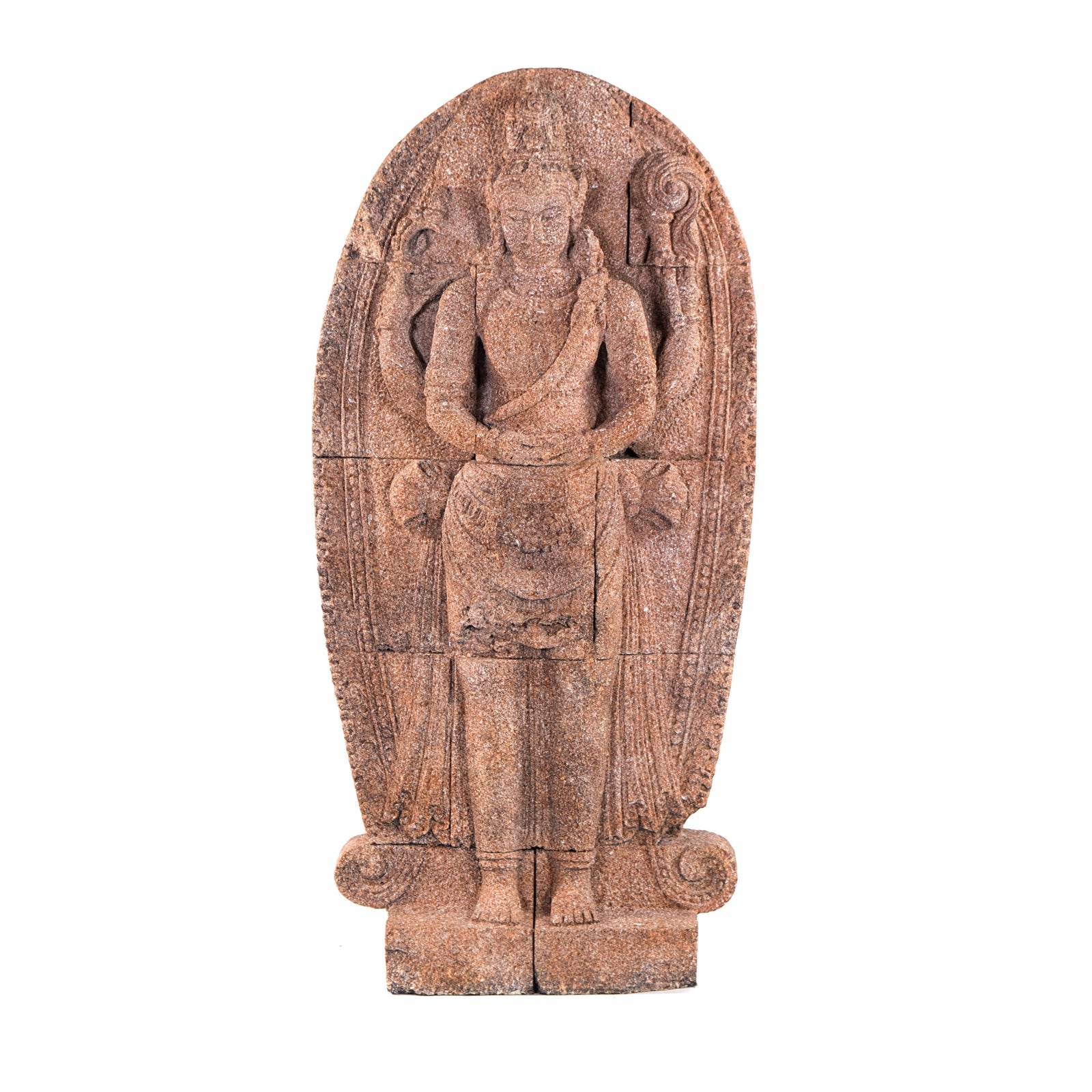 GÖTTER SKULPTUR "SIWA" | Beton, 140cm | Shiva Steinfigur, Statue